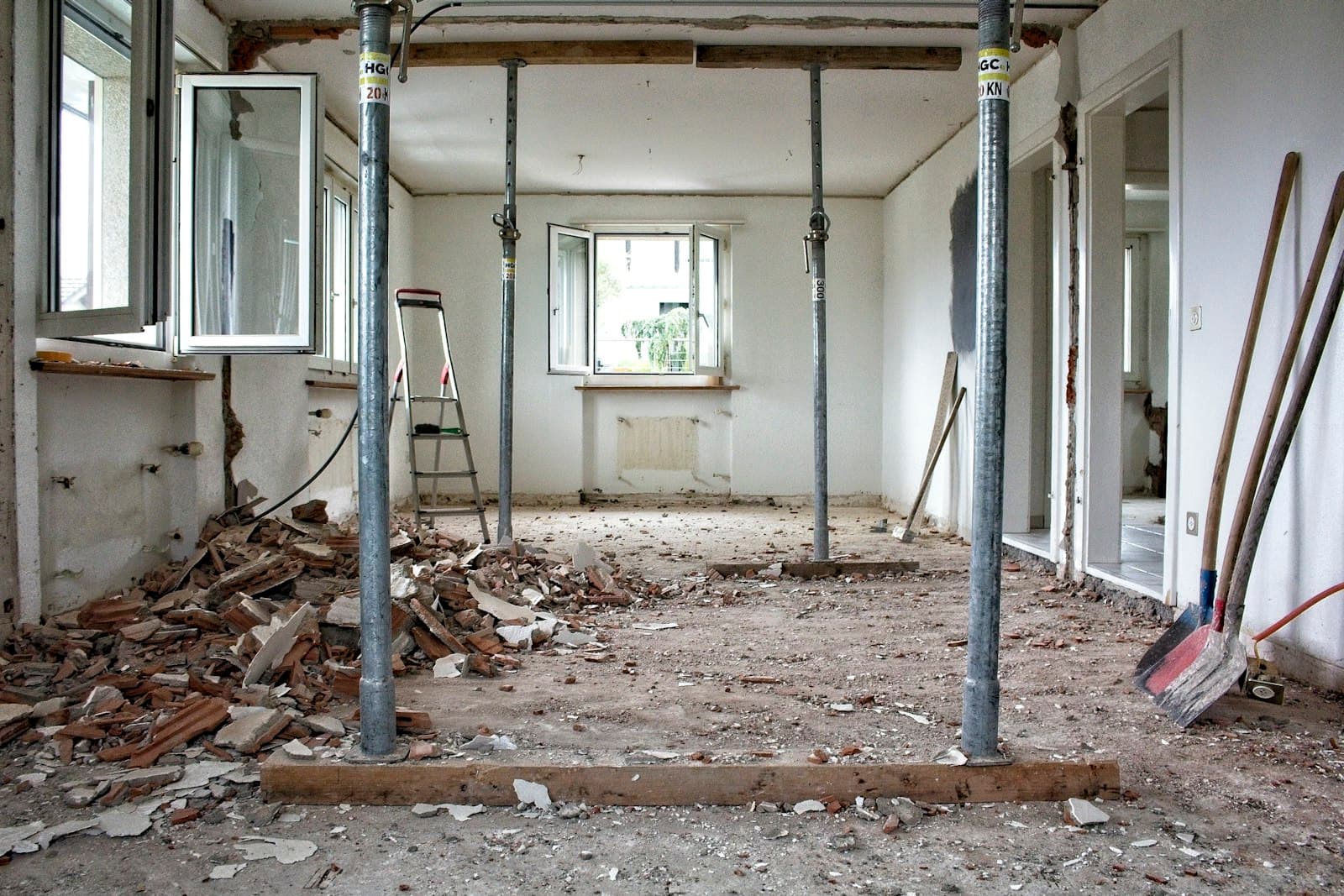 Bolig under loftsutbygging og renovering i Oslo
